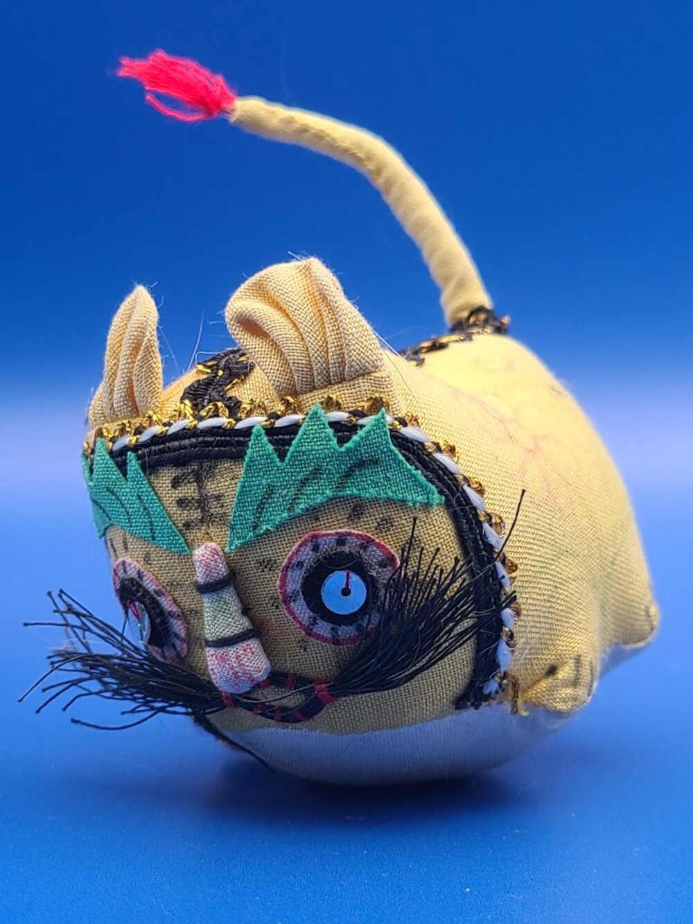 BUNDLE ADD-ON Fun and Funky Handcrafted Stuffed Cat
